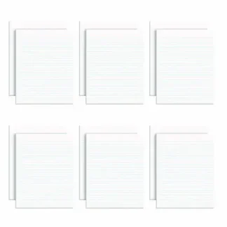 Ampad® Glue Top Pads, Wide/Legal Rule, 50 White 8.5 x 11 Sheets, Dozen