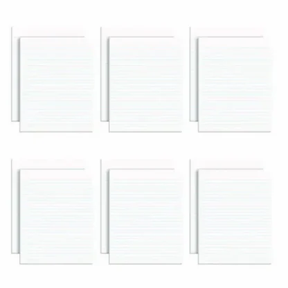 Ampad® Glue Top Pads, Wide/Legal Rule, 50 White 8.5 x 11 Sheets, Dozen