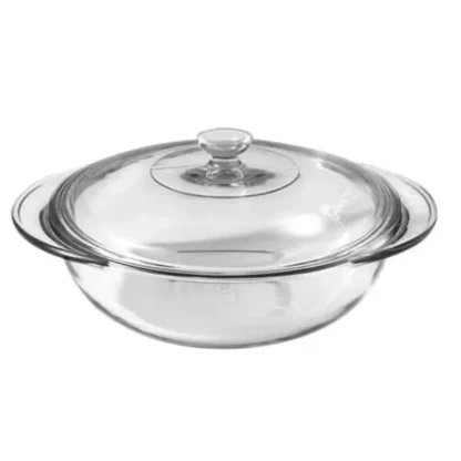 Anchor 2 Qt. Glass Casserole Dish with Lid
