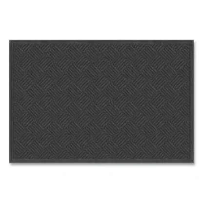 Apache Mills® Ecomat Crosshatch Entry Mat, 48 x 72, Charcoal