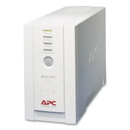 APC® BK350 Back-UPS CS Battery Backup System, 6 Outlets, 350 VA, 1,020 J