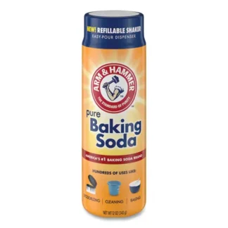 Arm & Hammer™ Baking Soda, Refillable Shaker Canister, 12 oz, 6/Carton