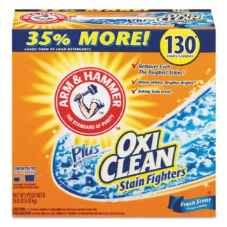 Arm & Hammer™ Power of OxiClean Powder Detergent, Fresh Scent, 9.92 lb Box, 3/Carton