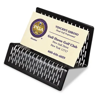 Artistic® Urban Collection Punched Metal Business Card Holder