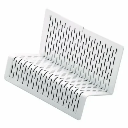 Artistic® Urban Collection Punched Metal Business Card Holder, White