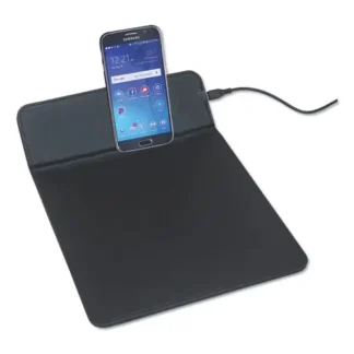Artistic® Wireless Charging Pad, Qi-Certified, 5W, 11", Black