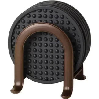 Ashley Venetian Bronze Holder with 6 Coasters