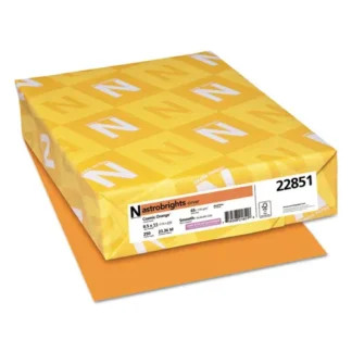 Astrobrights® Color Cardstock, Cosmic Orange, 250 Sheets