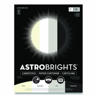 Astrobrights® Color Cardstock "Classic" Assortment, 65 lb Cover Weight, 8.5 x 11, Assorted Classic Colors, 100/Pack