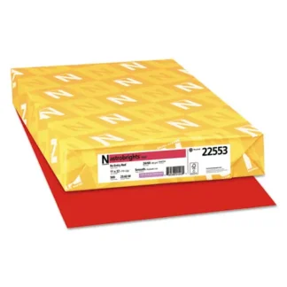 Astrobrights® Color Paper, Re-Entry Red, 11 x 17, 24 lb, 500 Sheets