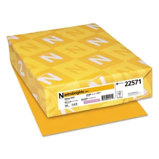 Astrobrights® Color Paper, Galaxy Gold, 500 Sheets/Ream