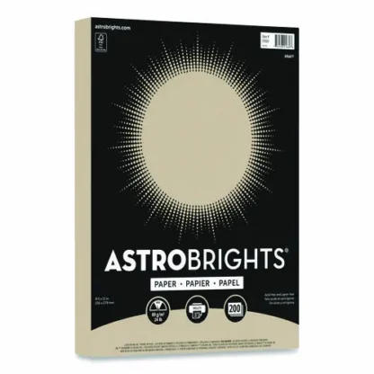 Astrobrights® Color Paper, Kraft, 8.5 x 11, 24 lb, 200 Sheets