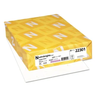 Astrobrights® Color Paper, Stardust White, 8.5 x 11, 500 Sheets/Ream