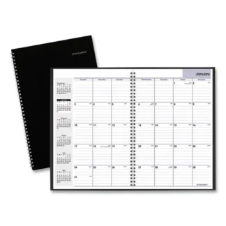 AT-A-GLANCE® DayMinder Monthly Planner, Black Cover, 14-Month, December 2024 to January 2026