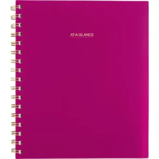 AT-A-GLANCE® Harmony Weekly/Monthly Poly Planner, Purple/Gold, 13-Month, 2025-2026