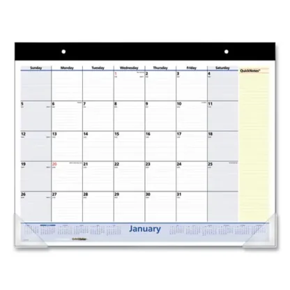 AT-A-GLANCE® QuickNotes Desk Pad Calendar, 22 x 17, 13-Month, Jan 2025 - Jan 2026
