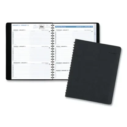 AT-A-GLANCE® The Action Planner Weekly Appointment Book, 11 x 8, Black Cover, 12-Month (Jan to Dec): 2025