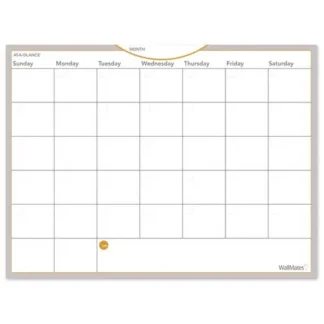 AT-A-GLANCE® WallMates Self-Adhesive Dry Erase Monthly Planning Surfaces