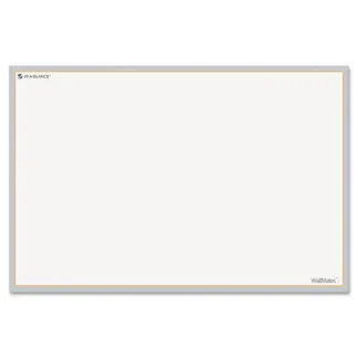 AT-A-GLANCE® WallMates Self-Adhesive Dry Erase Writing/Planning Surface, 36 x 24, White/Gray/Orange Sheets, Undated