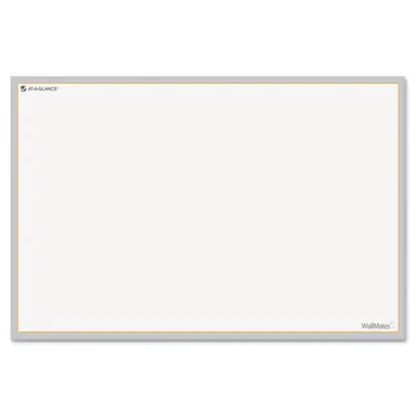 AT-A-GLANCE® WallMates Self-Adhesive Dry Erase Writing/Planning Surface, 36 x 24, White/Gray/Orange Sheets, Undated