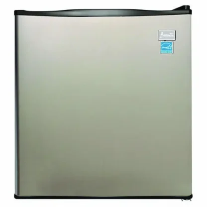Avanti 1.7 Cu. Ft. All Refrigerator, Stainless Steel/Black