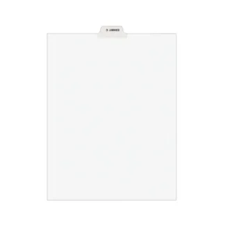 Avery® Avery-Style Preprinted Legal Bottom Tab Divider, 26-Tab, Exhibit C, 11 x 8.5, White, 25/PK