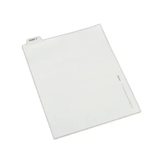 Avery® Avery-Style Preprinted Legal Bottom Tab Dividers, 26-Tab, Exhibit P