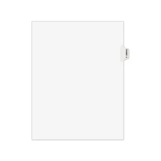 Avery® Avery-Style Preprinted Legal Side Tab Divider, 26-Tab, Exhibit C, 11 x 8.5, White, 25/Pack, (1373)