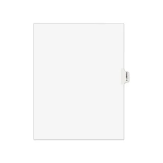 Avery® Avery-Style Preprinted Legal Side Tab Divider, 26-Tab, Exhibit E, White, 25-Pack (1375)