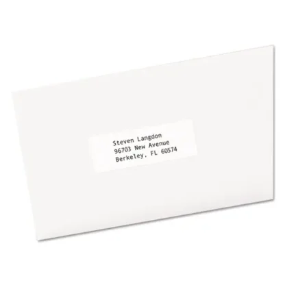 Avery® Copier Mailing Labels, 1 x 2.81, White, 33 Labels/Sheet, 500 Sheets/Box