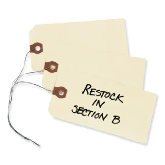 Avery® Double Wired Shipping Tags, Manila, 4.75 x 2.38, 1,000/Box