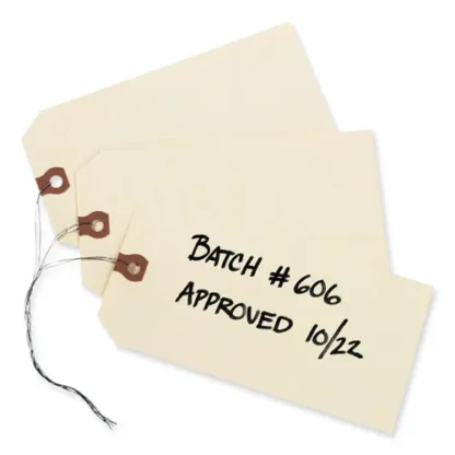 Avery® Double Wired Shipping Tags, 6.25" x 3.13", Manila, 1000/Box
