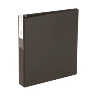 Avery® Economy Non-View Binder with Round Rings, 3 Rings, 2" Capacity, 11 x 8.5, Black, (4501)
