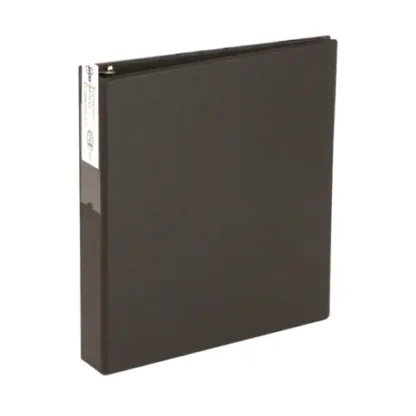 Avery® Economy Non-View Binder with Round Rings, 3 Rings, 2" Capacity, 11 x 8.5, Black, (4501)