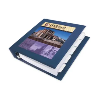Avery® Framed View Heavy-Duty Binder, 3 Rings, Navy Blue, 0.5" Capacity, 11 x 8.5"