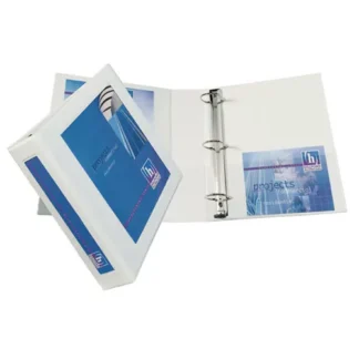 Avery® Framed View Heavy-Duty 3-Ring Binder, 2" Capacity, White, 11 x 8.5