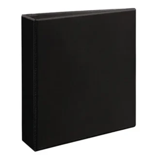 Avery® Heavy-Duty View Binder with DuraHinge and One Touch EZD Rings, 3 Rings, 2" Capacity, Black