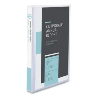 Avery® Legal Durable View Binder with Round Rings, 1" Capacity, White