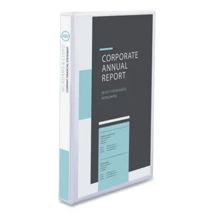 Avery® Legal Durable View Binder with Round Rings, 1" Capacity, White