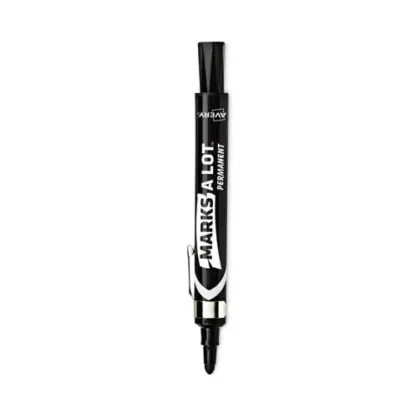 Avery® MARKS A LOT® Large Desk-Style Permanent Marker with Metal Pocket Clip
