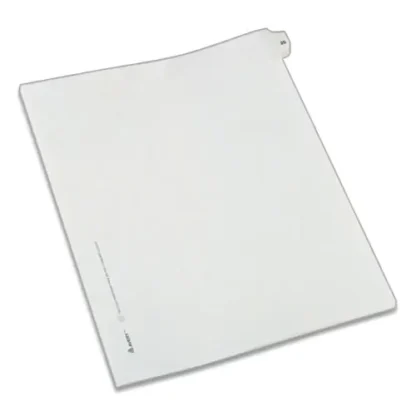 Avery® Preprinted Legal Exhibit Side Tab Index Dividers, Allstate Style, 10-Tab, Number 25, White, 25/Pack