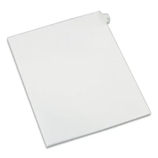 Avery® Preprinted Legal Exhibit Side Tab Index Dividers, Allstate Style, Number 2, 10-Tab, White, 25/Pack