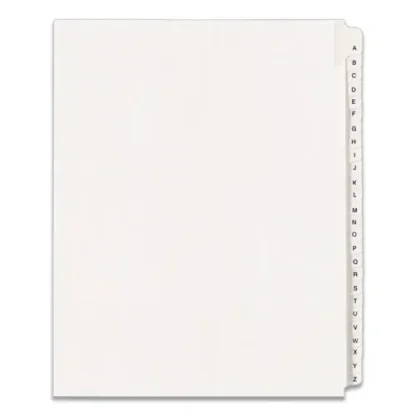 Avery® Preprinted Legal Exhibit Side Tab Index Dividers, Allstate Style, 26-Tab, A to Z