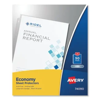Avery® Standard and Economy Weight Clear and Semi-Clear Sheet Protector