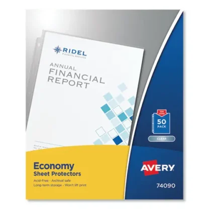 Avery® Standard and Economy Weight Clear and Semi-Clear Sheet Protector