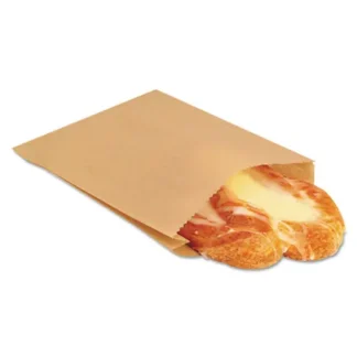 Bagcraft EcoCraft Grease-Resistant Sandwich Bags, Natural, 2,000/Carton
