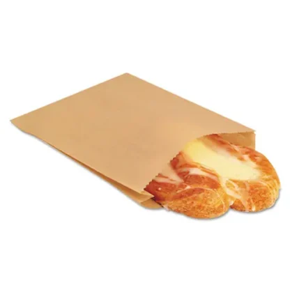 Bagcraft EcoCraft Grease-Resistant Sandwich Bags, Natural, 2,000/Carton