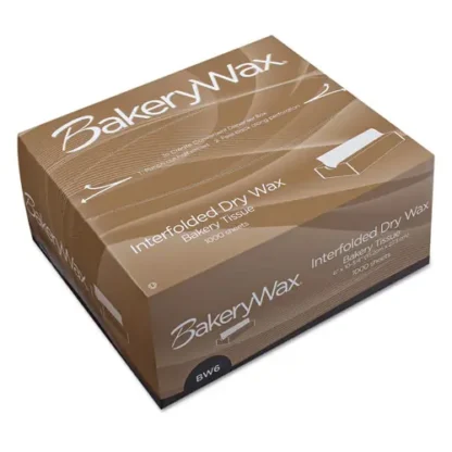 Bagcraft EcoCraft Interfolded Dry Wax Bakery Tissue, 8 x 10.75, White - 1,000 Sheets per Box, 10 Boxes per Carton