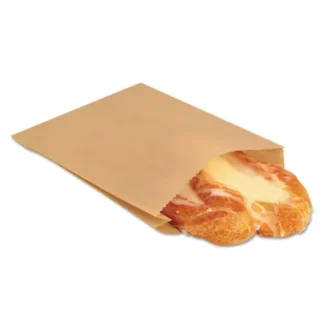 Bagcraft Glassine Bag, 5.75" x 7.75", Natural Kraft, 1,000 Bags/Pack, 8 Packs/Carton