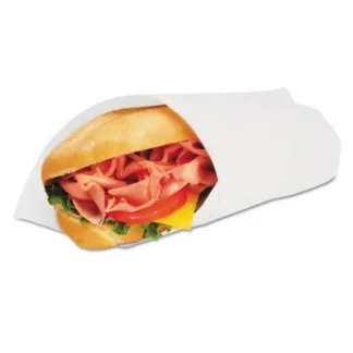 Bagcraft Grease-Resistant Paper Wraps and Liners, 14 x 14, White